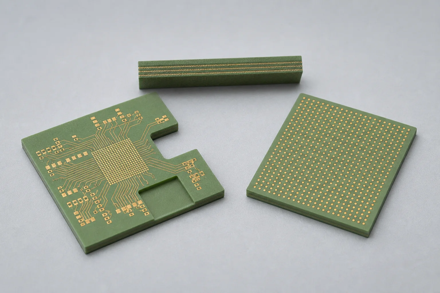 LTCC multilayer ceramic substrate structures